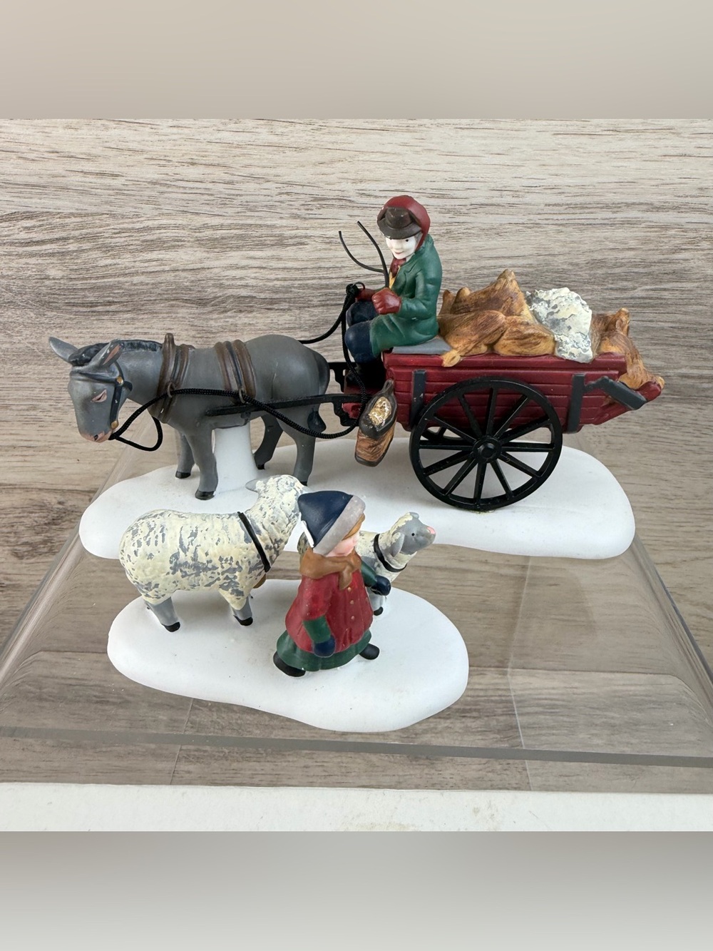 Dept 56 Heritage Village Collection "Bringing Fleeces To The Mill"